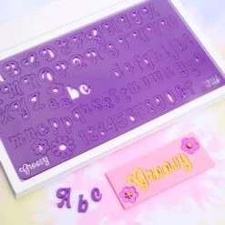 Sweet Stamps By Amy Groovy Set - Uppercase, Lowercase, Numbers & Symbols