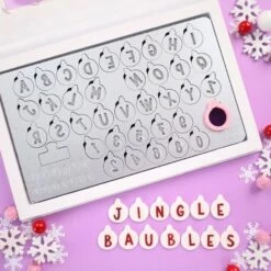 Sweet Stamps By Amy Jingle Baubles Set - Uppercase & Numbers