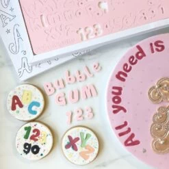 Sweet Stamps By Amy Sweet Stamp - Bubblegum Set - Uppercase , Lowercase , Numbers & Symbols -Dream Cake Shop sweet stamps by amy sweet stamp bubblegum set uppercase lowercase numbers symbols p8894 34259 image