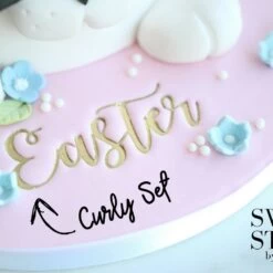 Sweet Stamps By Amy SWEET STAMP - CURLY - Full Set Uppercase & Lowercase -Dream Cake Shop sweet stamps by amy sweet stamp curly full set uppercase lowercase p5288 23564 image
