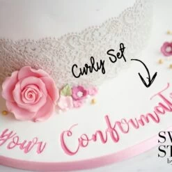 Sweet Stamps By Amy SWEET STAMP - CURLY - Full Set Uppercase & Lowercase -Dream Cake Shop sweet stamps by amy sweet stamp curly full set uppercase lowercase p5288 23565 image