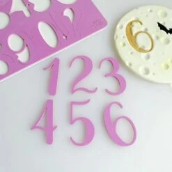 Sweet Stamps By Amy Sweet Stamp - GIANT ELEGANT NUMBERS -Dream Cake Shop sweet stamps by amy sweet stamp giant elegant numbers p15199 52876 image