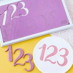 Sweet Stamps By Amy Sweet Stamp - GIANT ELEGANT NUMBERS -Dream Cake Shop sweet stamps by amy sweet stamp giant elegant numbers p15199 52877 image
