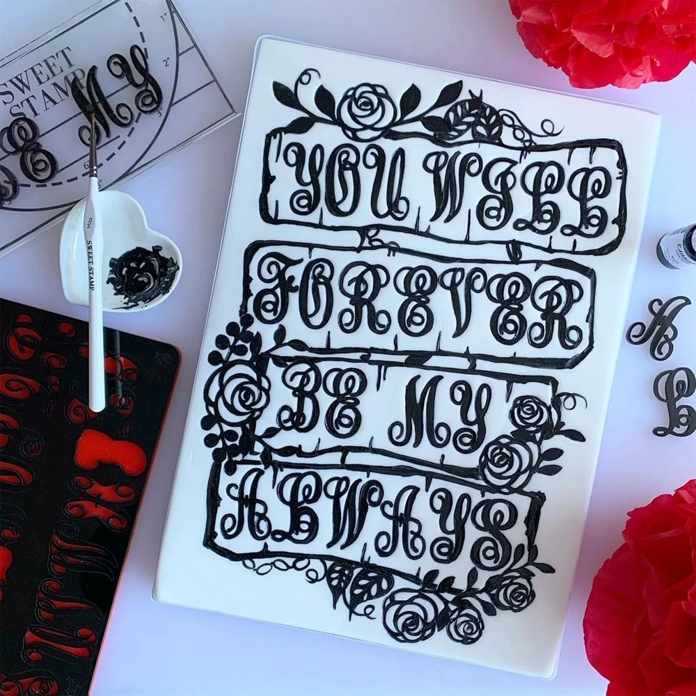 Sweet Stamps By Amy Sweet Stamp - Monograms By Evil Cakes Genius - Uppercase 8 Sweet Stamps By Amy Sweet Stamp - Monograms By Evil Cakes Genius - Uppercase - Image 6