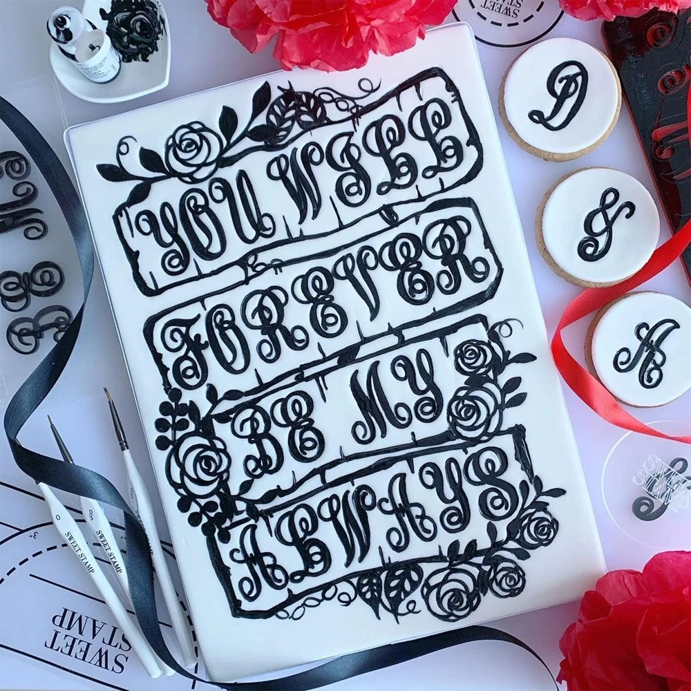 Sweet Stamps By Amy Sweet Stamp - Monograms By Evil Cakes Genius - Uppercase 10 Sweet Stamps By Amy Sweet Stamp - Monograms By Evil Cakes Genius - Uppercase - Image 8