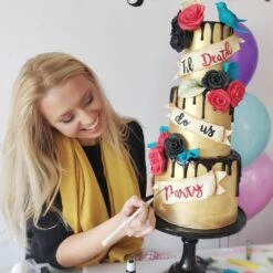 Sweet Stamps By Amy SWEET STAMP - Uppercase & Lowercase Full Set - Stylish -Dream Cake Shop sweet stamps by amy sweet stamp uppercase lowercase full set stylish p5301 23837 image