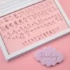 Sweet Stamps By Amy The Amy Jane Collection Lettering Set - Darling Set -Dream Cake Shop sweet stamps by amy the amy jane collection lettering set darling set p18722 66892 image