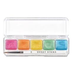 Sweet Sticks Edible Art Water Activated Paint - Rainbow Mini Palette