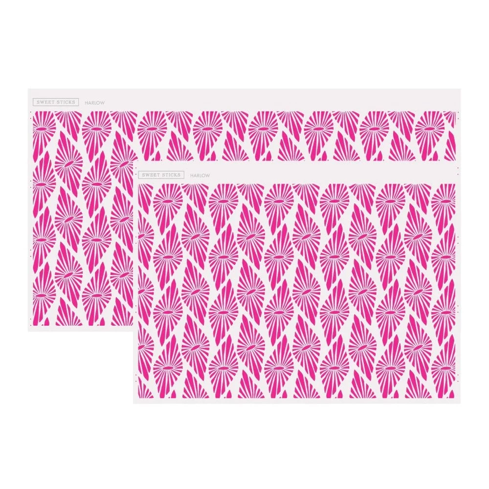 Sweet Sticks Two Part Cake Stencils - Harlow 3 Sweet Sticks Two Part Cake Stencils - Harlow