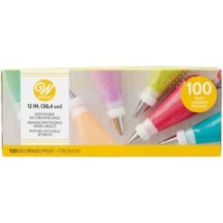 Wilton 12" Disposable Decorating Piping Bags - Pack Of 100