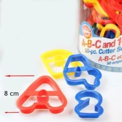 Wilton Alphabets And Number Plastic Cutter Set Of 50 Pcs