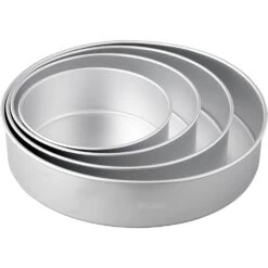 Wilton Deep Round Performance Pan - Set Of 4 -Dream Cake Shop wilton deep round performance pan set of 4 p18822 67339 image