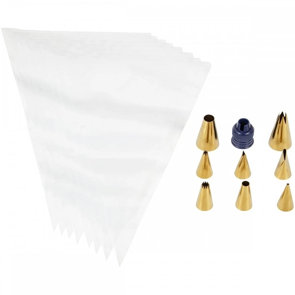 Wilton Golden Decorating Tip Set Of 17 Pieces 4 Wilton Golden Decorating Tip Set Of 17 Pieces - Image 2
